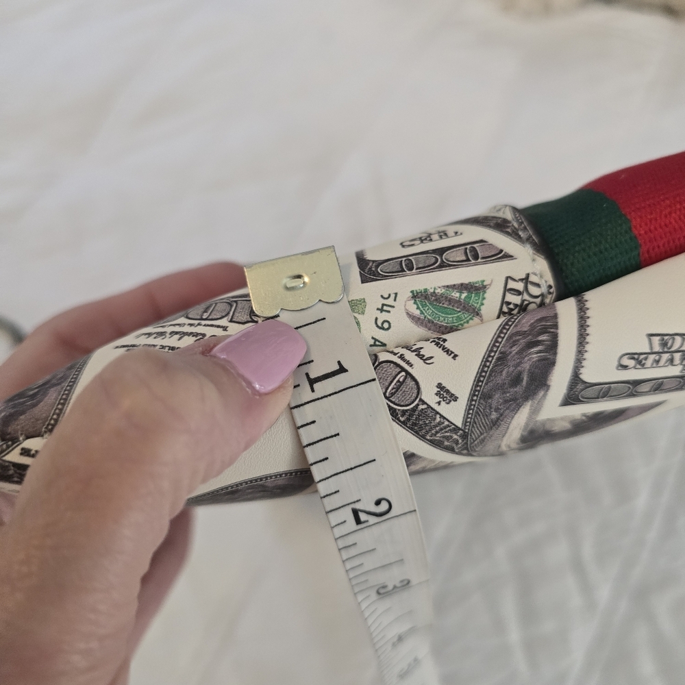Queen Bee Dollar Bills Styled Crossbody‎ Messenger Bag Soulfina Collection - Picture 8 of 12